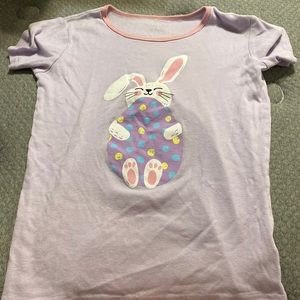 Kid girls Easter bunny rabbit shirt